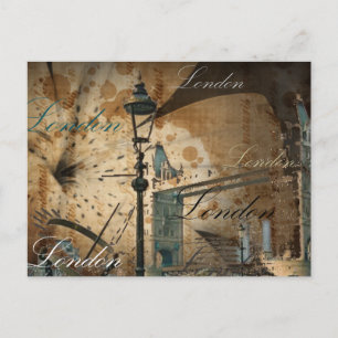 Postal reino unido thames london tower bridge Lamppost
