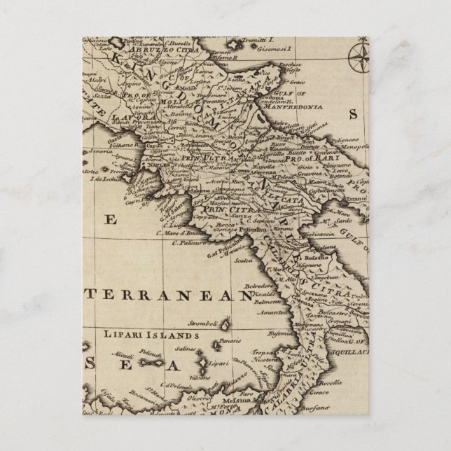 Postal Reinos de Nápoles y Sicilia, Italia (Anverso)