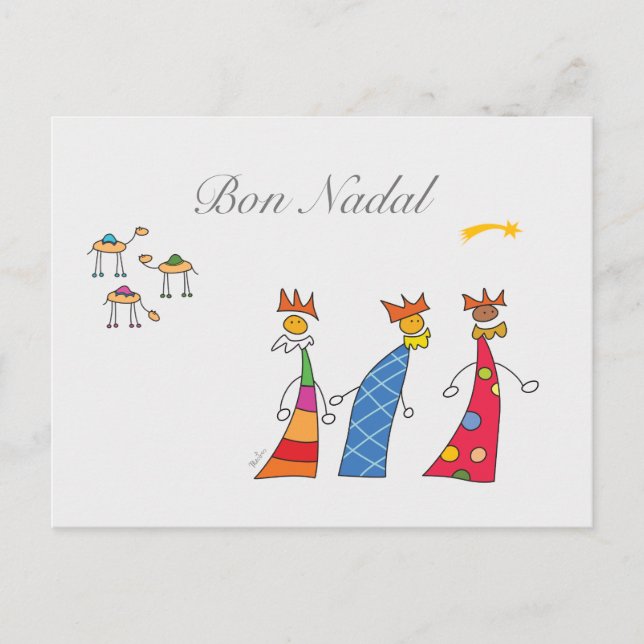 Postal Reis Mags d'Orient (Anverso)