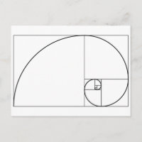 Relación de oro espiral fibonacci