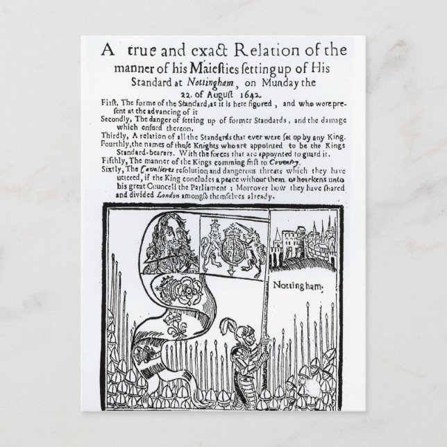 Postal Relación verdadera y exacta de la forma de ser de  (Anverso)