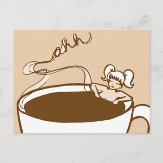 Postal Relajación con cacao