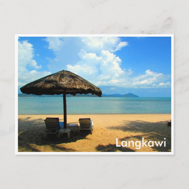 Postal relajación de langkawi (Anverso)