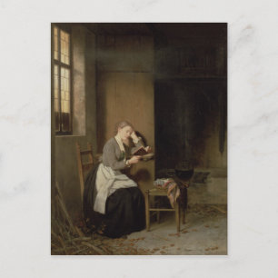 Postal Relajación después del trabajo del día