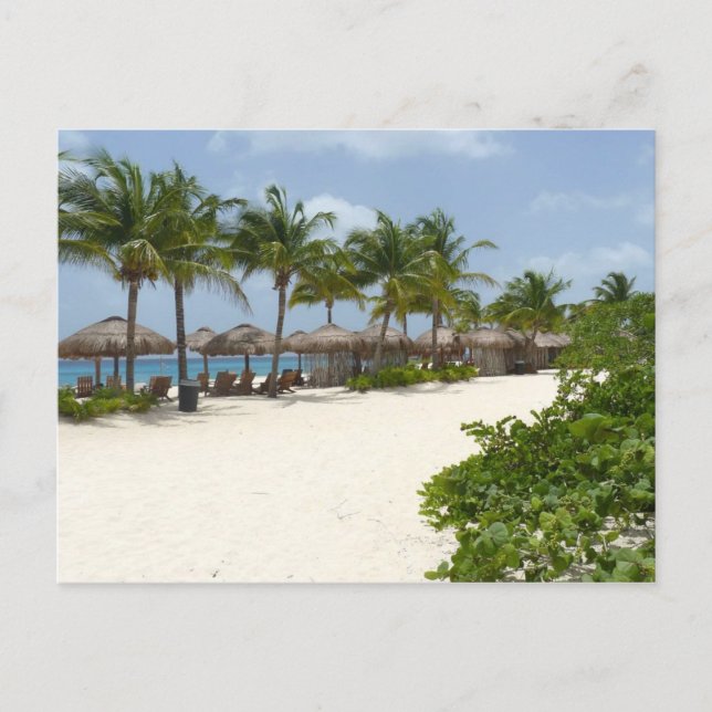 Postal Relajación en Cozumel (Anverso)