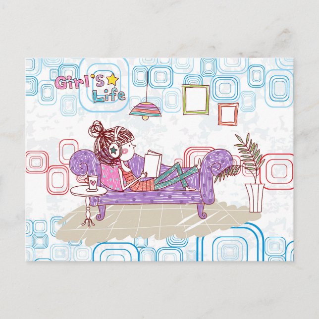 Postal Relajante (Anverso)