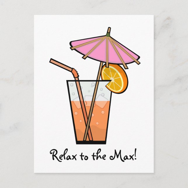 Postal ¡Relájate Con El Max! (Anverso)
