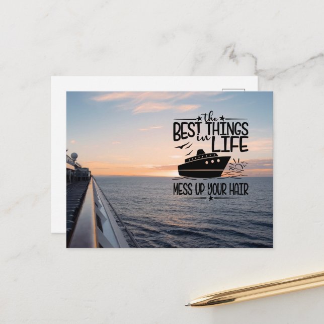 Postal Relájate y déjate llevar (Anverso/Reverso In Situ)