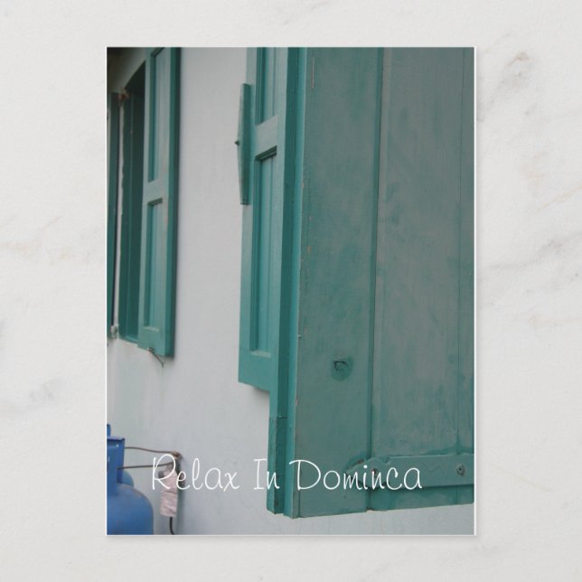 Postal Relájese En Dominca (Anverso)