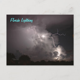 Postal relámpago de tormentas de Florida