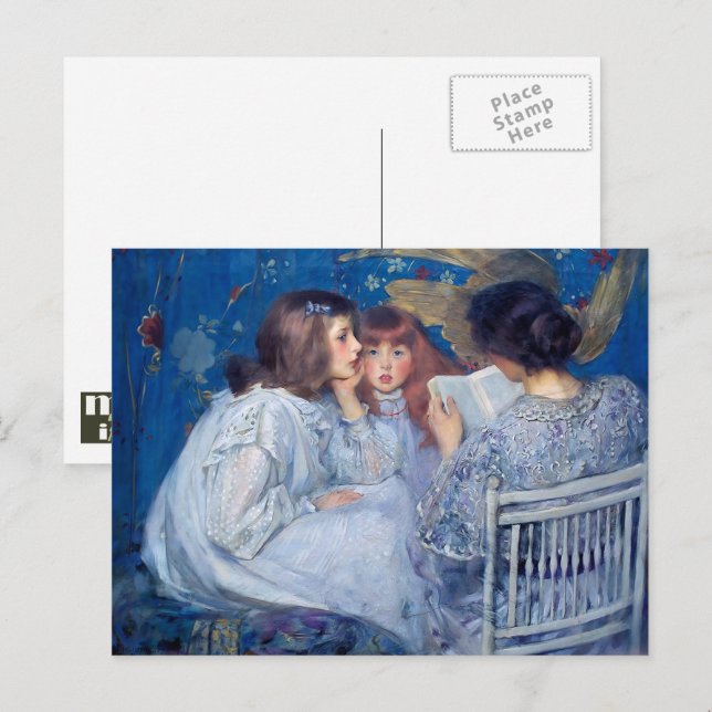 Postal "Relatos de la jungla" por James Jebusa Shannon (Anverso / Reverso)