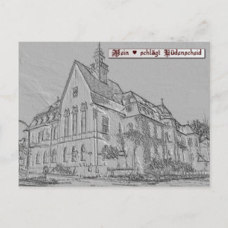 Postal Reliefpostkarte von Lüdenscheid "Altes Amtshaus"