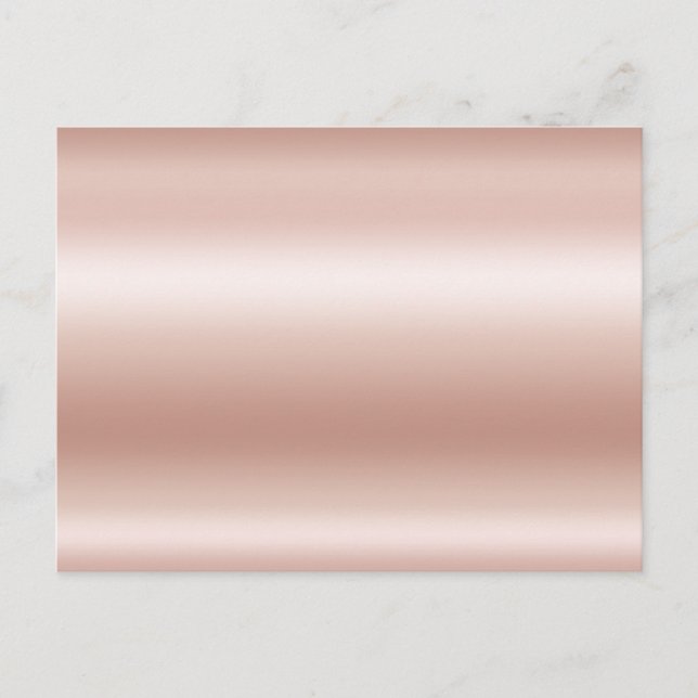 Postal Relieve metalizado Ombre Ombre Blank Pastel Rosa (Anverso)