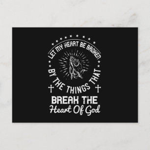 Postal Religión - Que se me rompa el corazón