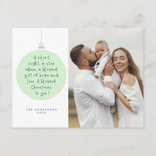 Postal Religiosa, Feliz Navidad, Foto de la Familia Crist