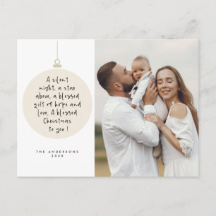 Postal Religiosa, Feliz Navidad, Foto de la Familia Crist