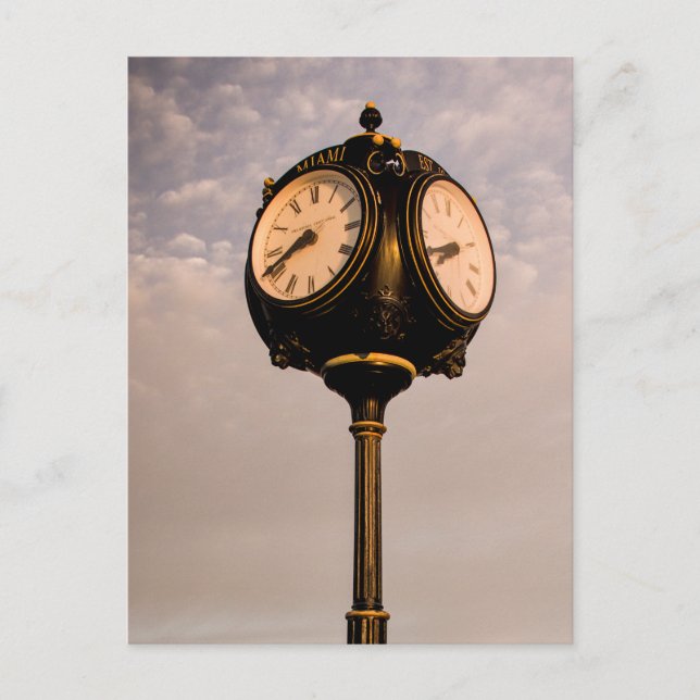 Postal Reloj Antiguo (Anverso)