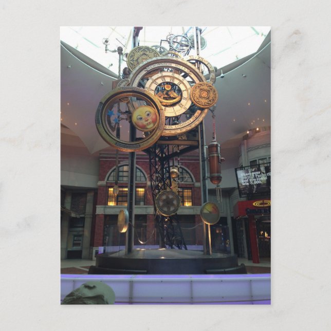 Postal Reloj astronómico (Anverso)