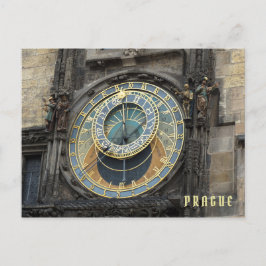 Postal Reloj astronómico de Praga