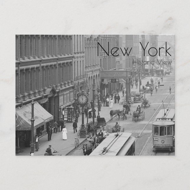 Postal Reloj de calle estatal (Anverso)