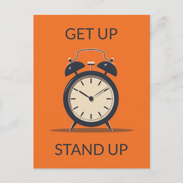 Postal Reloj de escritorio (Anverso)