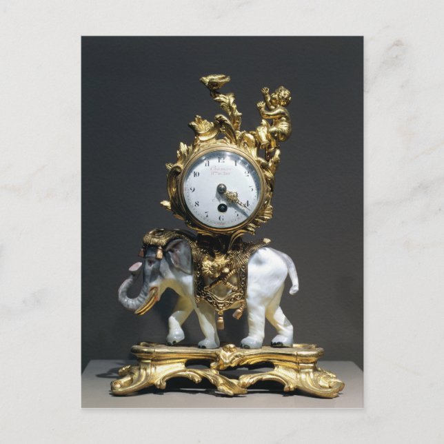 Postal Reloj de escritorio (Anverso)