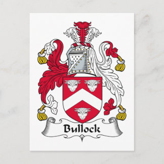Postal Reloj de familia Bullock