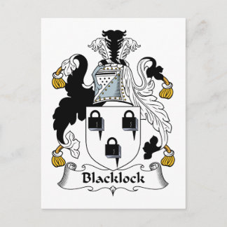 Postal Reloj de familia de Blacklock
