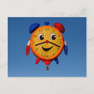 Postal Reloj de forma de globos 6268