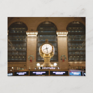 Postal Reloj de la estación Grand Central (Nueva York, NY