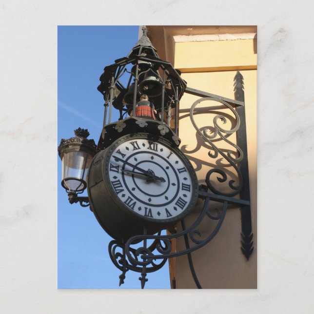 Postal Reloj de la lámpara (Anverso)