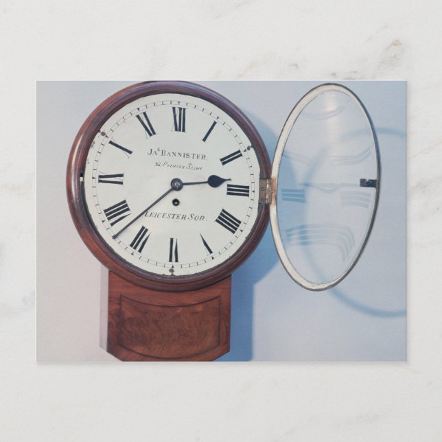 Postal Reloj de línea troncal, Londres, 1850 (Anverso)