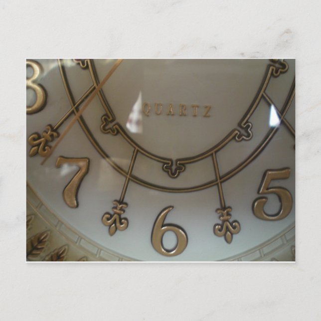 Postal Reloj de pared (Anverso)