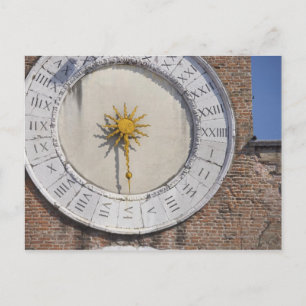Postal Reloj de San Giacomo di Rialto San Polo Venecia