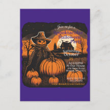 Reloj del Espantapájaros del Terror de Halloween