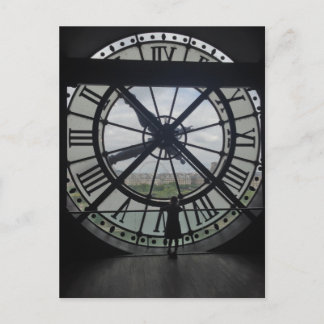 Postal Reloj del Museo de Orsay de París