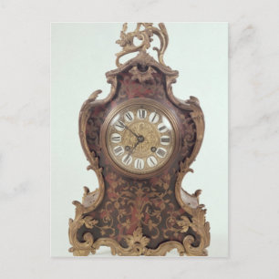 Postal Reloj del soporte de Boulle por A.Brocot Delettrez