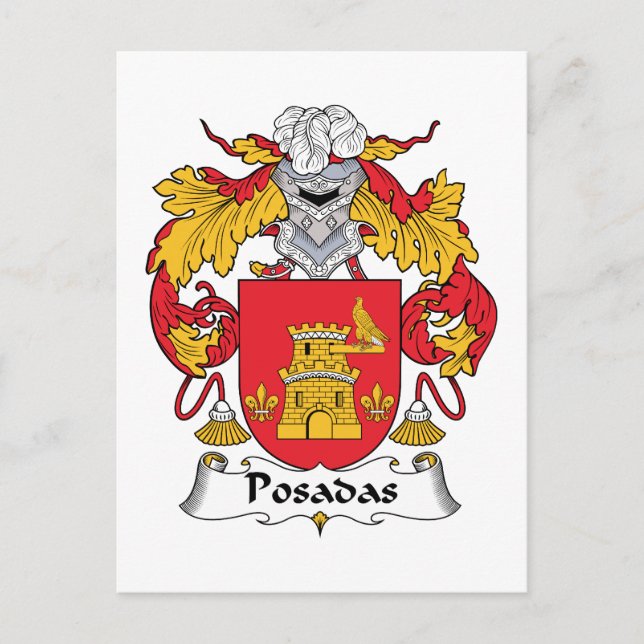 Postal Reloj familiar Posadas (Anverso)