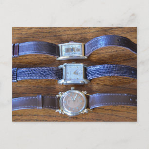 Postal Relojes de muñeca antigua