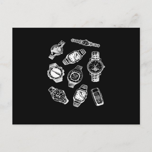 Postal Relojes de pulsera Relojes de lujo Relojes de relo (Anverso)