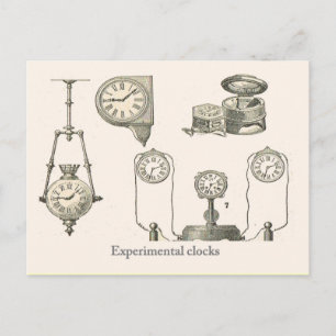 Postal Relojes experimentales