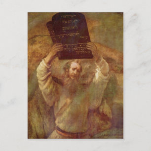 Postal Rembrandt Harmensz. guarida Gesetze del mit de van