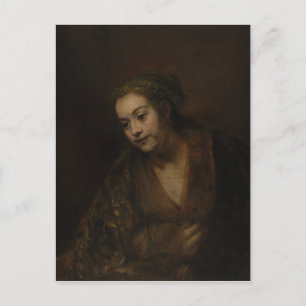 Postal Rembrandt Hendrickje Stoffels