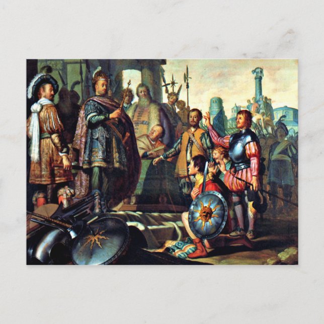 Postal Rembrandt: History Painting, 1626 artwork (Anverso)