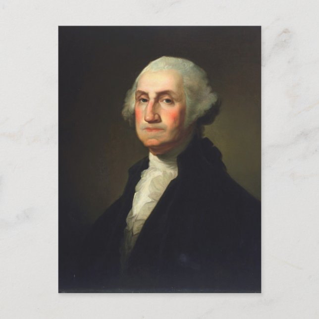 Postal Rembrandt Peale - George Washington (Anverso)