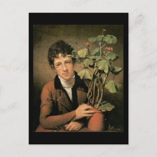 Postal Rembrandt Peale Rubens Peale con un alemán