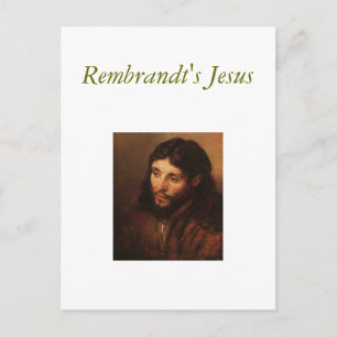Postal rembrandt-retrato-de-christs-head-1650, Rembra...