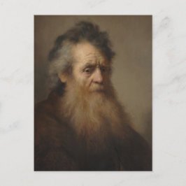 Postal Rembrandt Retrato de un anciano 1632