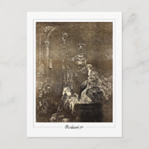 Postal Rembrandt van Rijn #105 - Arte
