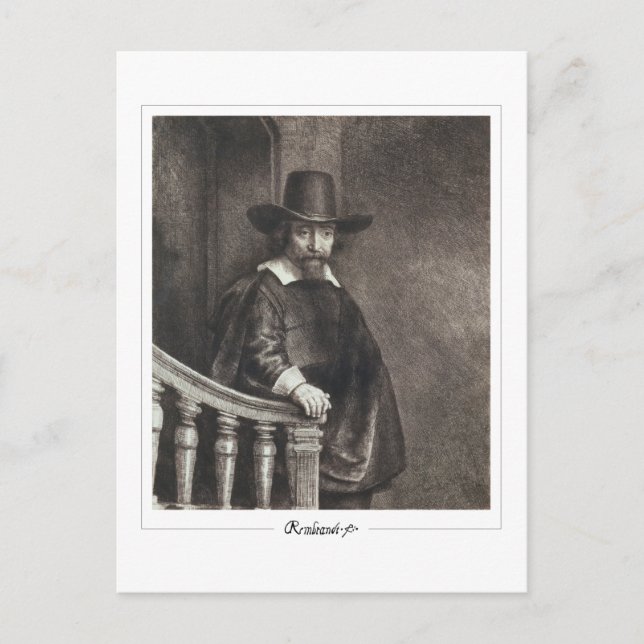 Postal Rembrandt van Rijn #129 - Bella Artes (Anverso)